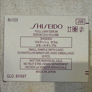 Shiseido Full Lash Serum - White and Red Packaging